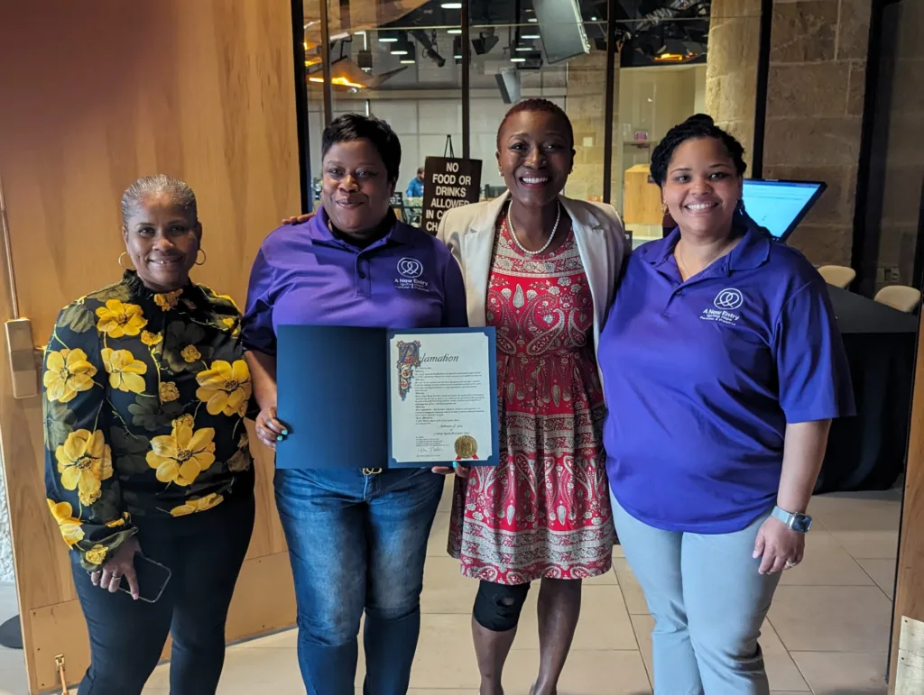 Austin City Council honors ANEWENTRY, INC.